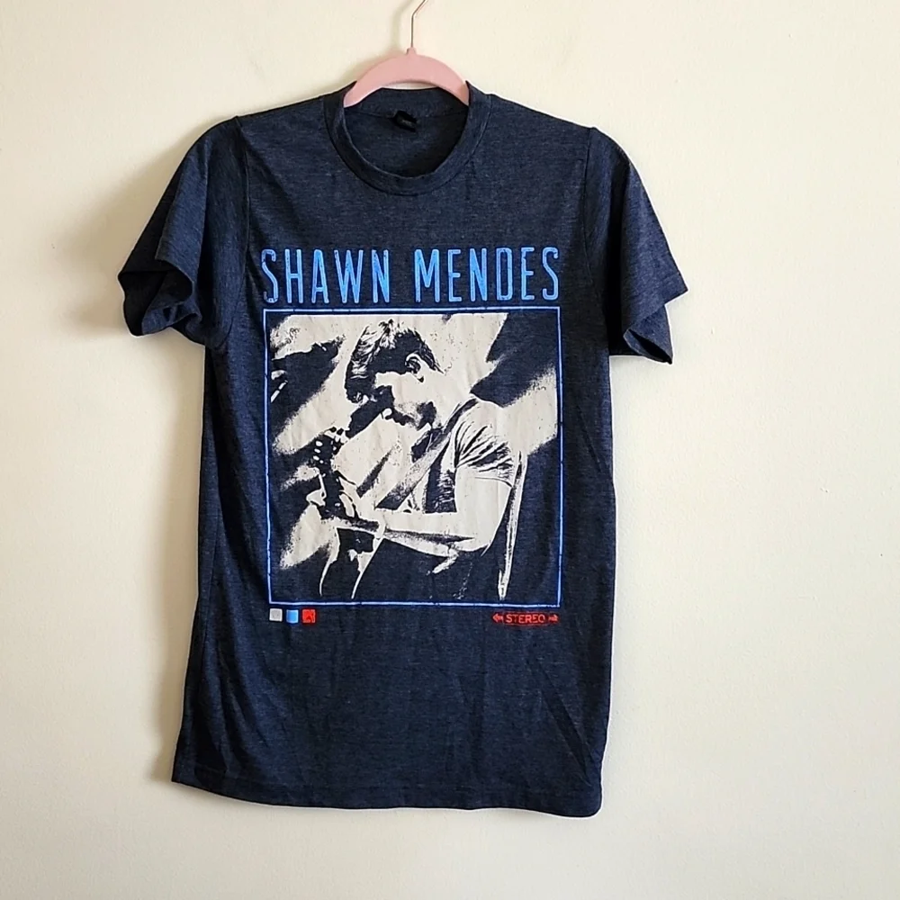Shawn Mendes concert tee 'stereo' gray soft t shirt Women's small preshrunk